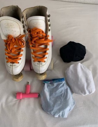 Patines profesionales 4 ruedas blancos