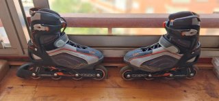 Patines Decathlon Talla 42-45 + Protecciones