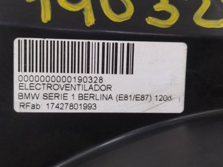 ELECTROVENTILADOR BMW SERIE 1 BERLINA (E81/E87) 120d