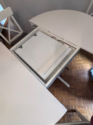 Mesa redonda extensible Ikea rosentorp 110/155cm