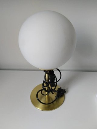 Lámpara de mesa Gibson esfera cristal
