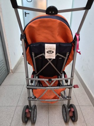 Silla de paseo BBY ligera naranja