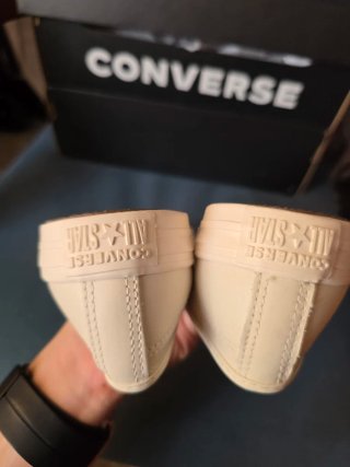 Converse Bailarinas color crema talla 37