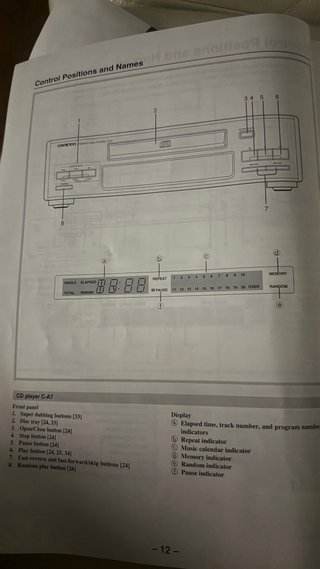 Cadena de música Onkyo CD