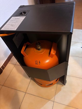 Estufa de gas butano HJM llama azul (con regulador