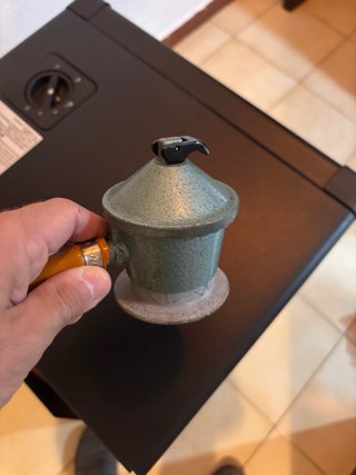 Estufa de gas butano HJM llama azul (con regulador