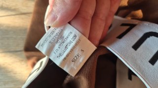 Pantaloncini marroni con elastico