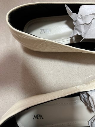 Ballerine Zara Beige/Bianco