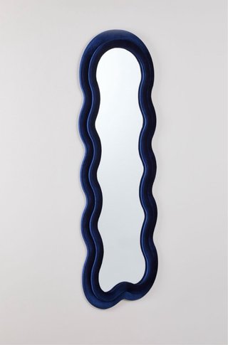 Espejo Sklum Ondulado Azul