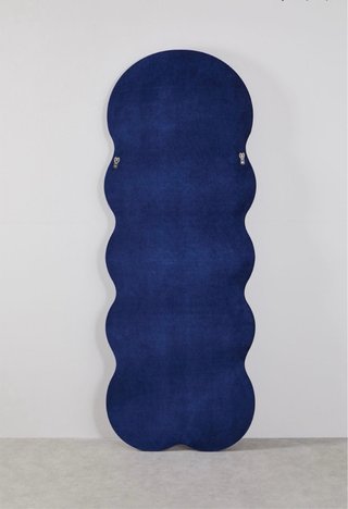 Espejo Sklum Ondulado Azul