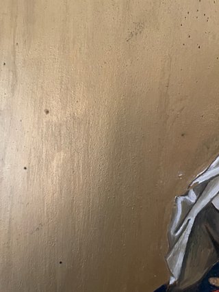 Cuadro pintura Cristo madera