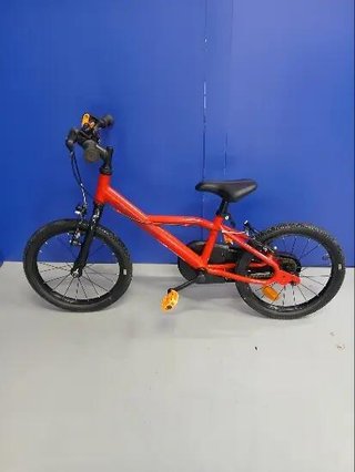 Bicicleta Niños 16 Pulgadas 4-6 Años Discover 500 Rojo