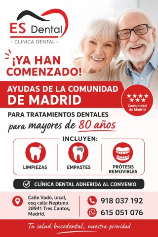 Atención bucodental para mayores de 80 años