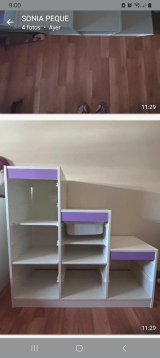 Estantería modular blanca ikea