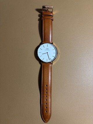 Reloj Daniel Wellington Piel Marrón y Dorado