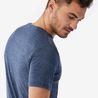 Camiseta de montaña y trekking lana merino Hombre Forclaz