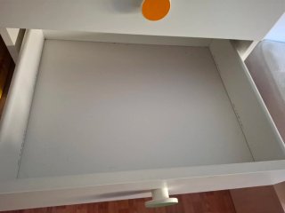 Cajonera Ikea Blanca con Tiradores de Colores