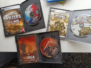 Lote PC Codename Panzers, Brothers in Arms, Korea