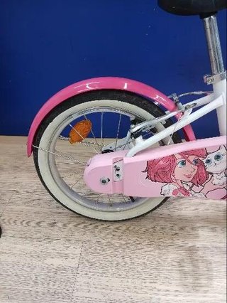 Bicicleta niños 16 pulgadas Btwin 500 Doctor Girl blanca