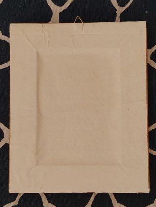 Quadretto Silhouette Inglese con cornice in legno