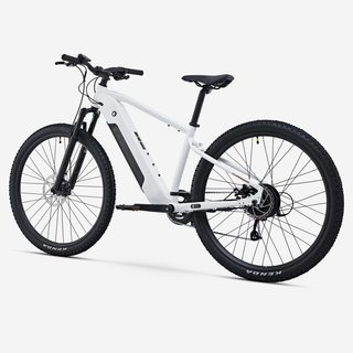 Bicicleta Eléctrica MTB 29" E-Expl 100 Blanco suspensión