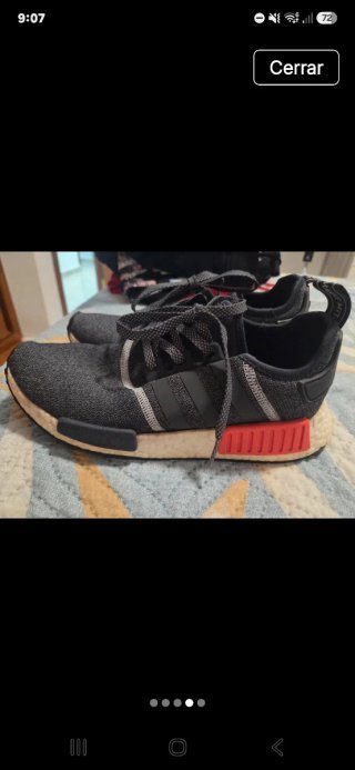 Zapatillas Adidas Negras y Rojas