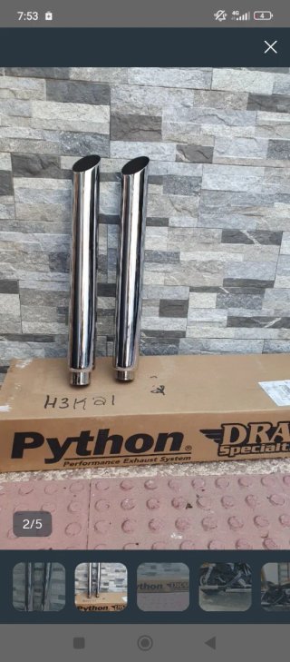 Escapes Python para Sportster