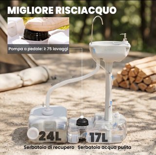 Fregadero Portátil Camping Lavamanos