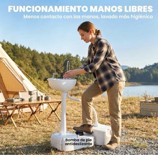 Fregadero Portátil Camping Lavamanos