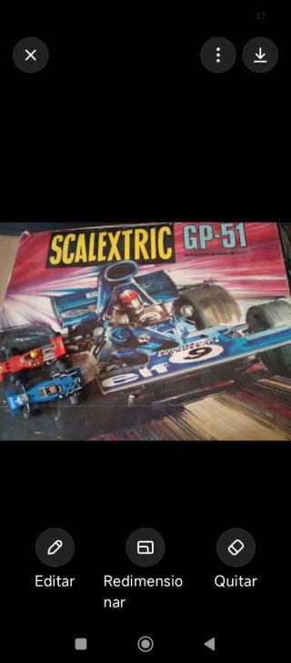 Circuito Scalextric GP-51 Época EXIN.