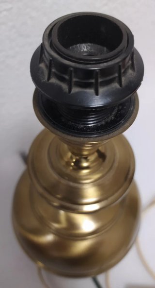 Lampada da tavolo vintage ottone anni 60/70