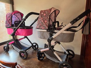 Carrito de juguete para bebé realista