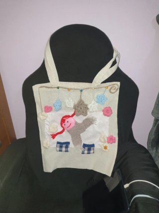 Bolso Pippi Calzaslargas hecho a mano