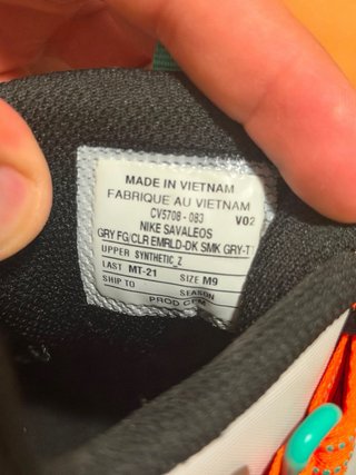 Zapatillas Nike Crossfit Naranja Blanco