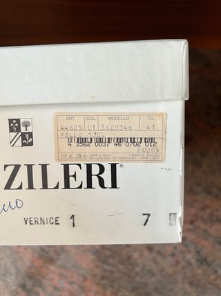 Scarpa stringata Pal Zileri nero lucido
