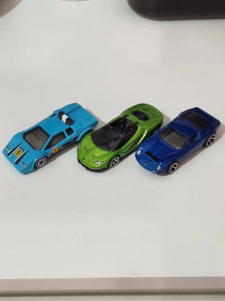 3 Coches Hot Wheels
