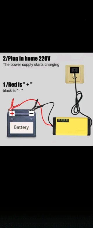 Cargador Batería Inteligente 12V 2A-3A