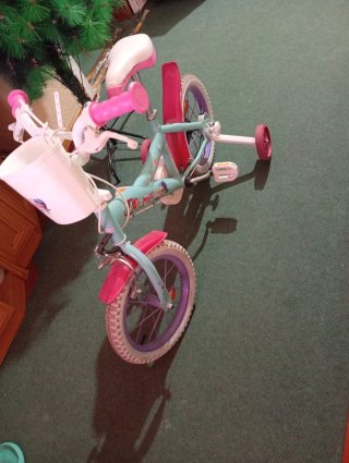 Bicicleta infantil niña
