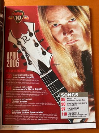 2 revistas: Guitar One (2006)/Guitar Player (2008)