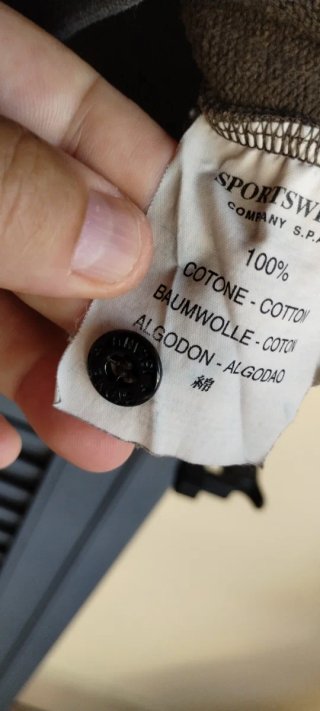 Stone Island Maglione Vintage Grigio/Marrone