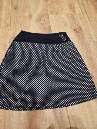 Falda corta estampada