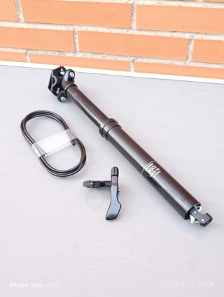 Tija hidráulica KS KIND SHOCK 30,9x396 Travel 125.