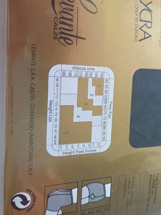 Lotto 2 Collant Levante Lia Taglia Unica Blu