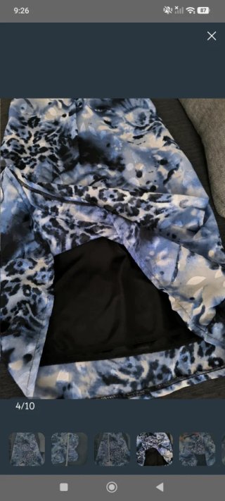 Vestido gasa estampado