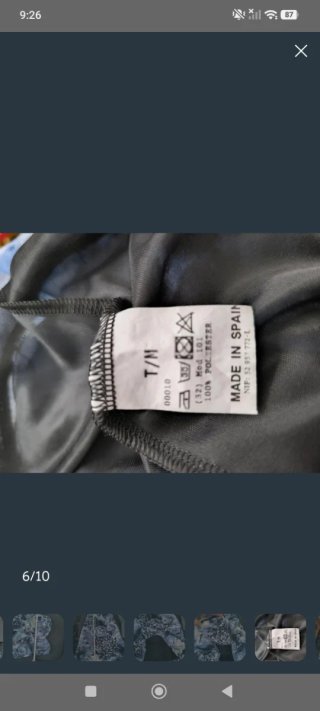 Vestido gasa estampado