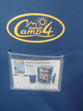 Armario Camping Camp4 Azul y Plata grande