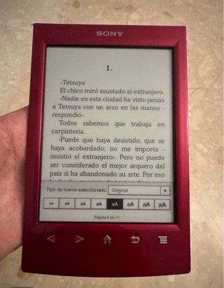 Sony PRST2 Lector Ebook Rojo