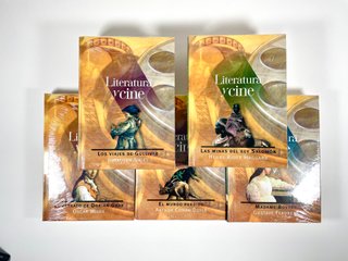 Coleccion literatura y cine 5 libros