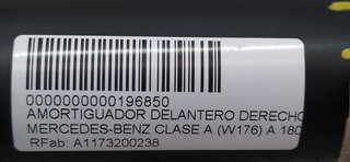 AMORTIGUADOR DELANTERO DERECHO MERCEDES-BENZ CLASE A (W176) A 180 BlueEfficiency Edition (176.042)