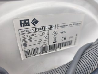 Lavadora FAR F1051PLUS 5kg 1000rpm